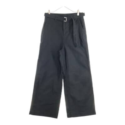 24SS Moleskin Pants モールスキンコットンパンツ ブラック 24-03310M Bランク