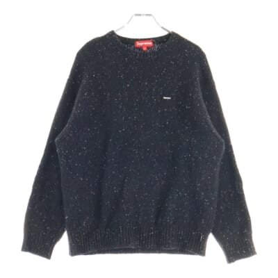 22AW Small Box Speckls Sweater スモールボックス スペクルドニットセーター ブラック Aランク