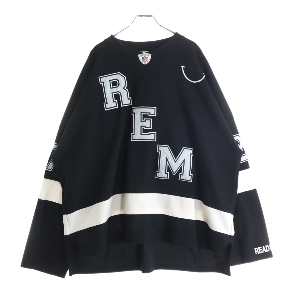 23SS GAME SHIRT SMILE ロゴワッペンゲームシャツ ブラック RE-PO-BK-00-00-249 フットボールシャツ Bランク