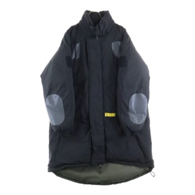 19AW MP/N-COAT 192TSNH-JKM06 ロングコート ダウンジャケット フーディ ブラック Bランク