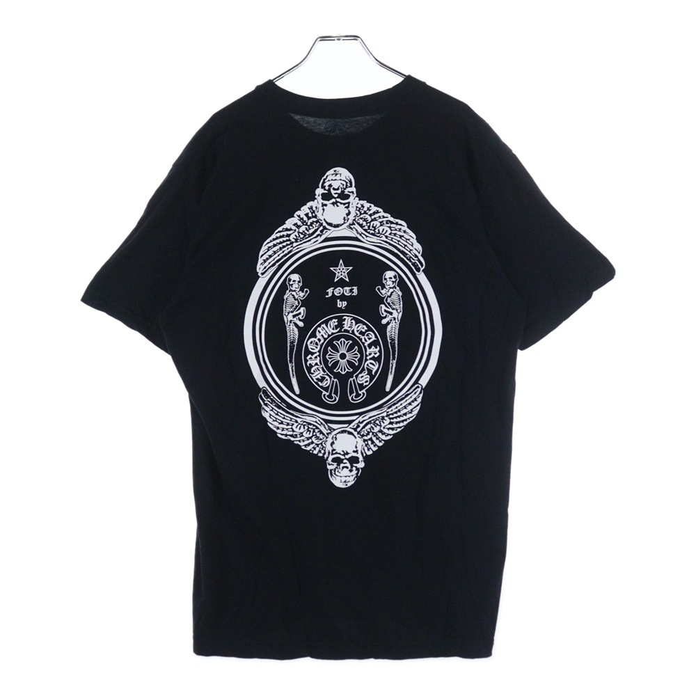FOTI MAHALIA HORSESHOE T-SHIRT フォティ マハリア ホースシュー クルーネック半袖Tシャツカットソー ブラック Bランク