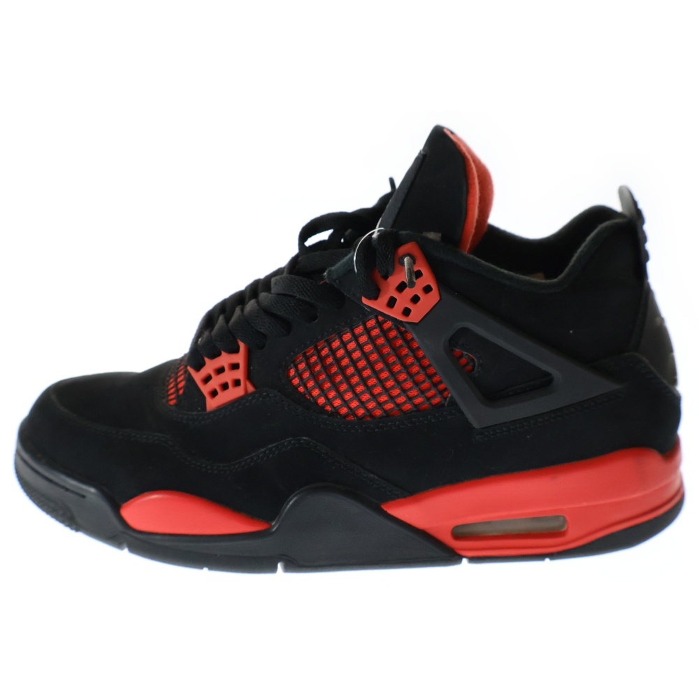 Air Jordan 4 ブラック/レッド スニーカー　レッドサンダー 国内1月29日/31日発売予定】ナイキ エアジョーダン 4 