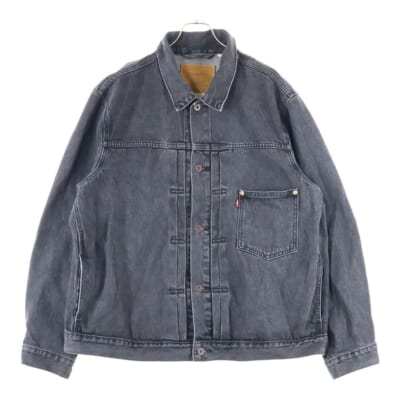 TYPE 1 トラッカーデニムジャケット ジージャン ブラック A3174-0000 Aランク