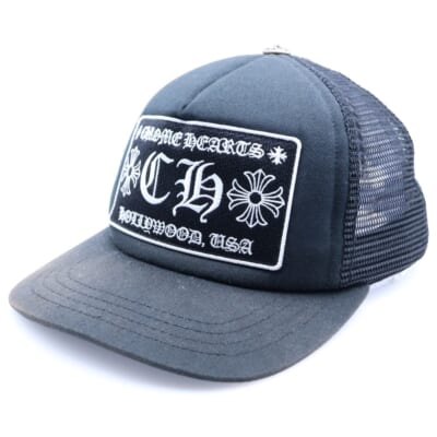 クロムハーツ TRUCKER CAP トラッカーキャップ CHロゴパッチクロス