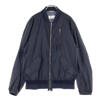 17SS Nylon Blouson 52-08-72-08002 ナイロンジップアップブルゾン ネイビー Bランク