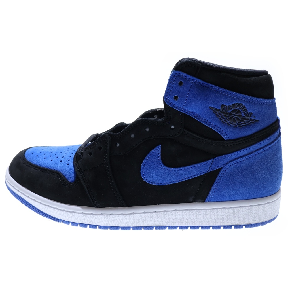 AIR JORDAN1 RETRO HIGH OG ROYAL REIMAGINED DZ5485-042 エアジョーダン1 レトロ ロイヤル リイマジンド ハイカットスニーカー ブルー/ブラック US10.5/28.5cm Sランク