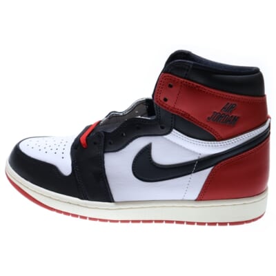AIR JORDAN1 RETRO HIGH OG DZ5485-106 エアジョーダン1 ブラックトゥリイマジンド つま黒 ハイカットスニーカー ブラック/ホワイト/レッド US10.5/28.5cm Aランク