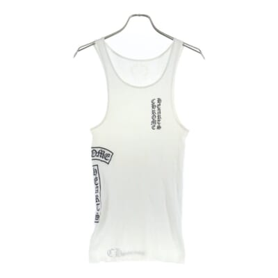 VERTICAL SIDE LOGO TANK TOP ヴァーティカル サイドロゴ タンクトップ ホワイト Bランク