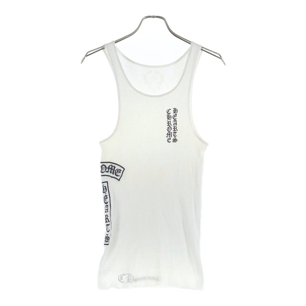 VERTICAL SIDE LOGO TANK TOP ヴァーティカル サイドロゴ タンクトップ ホワイト Bランク
