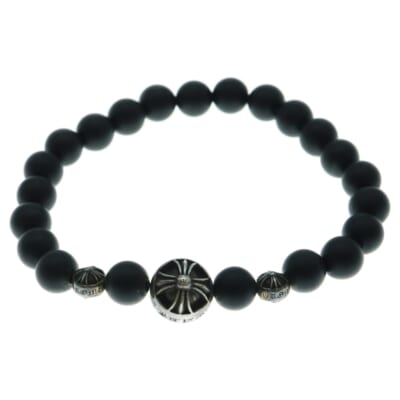 BEAD ONYX 71 8mmオニキスビーズブレスレット Bランク