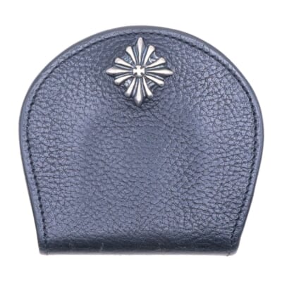 COIN HOLDER WALLET WITH SILVER SNAP コイン ホルダー ウォレット ウィズ シルバー スナップ ブラック 5W01-DC Bランク