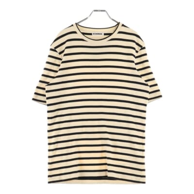 HORIZONTAL STRIPE Tシャツ 半袖 クルーネック アイボリー JPUU707536 MU247518 Bランク