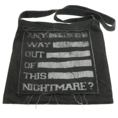 Nightmare Shoulder Bag ナイトメア デニム トートバッグ ブラック Bランク