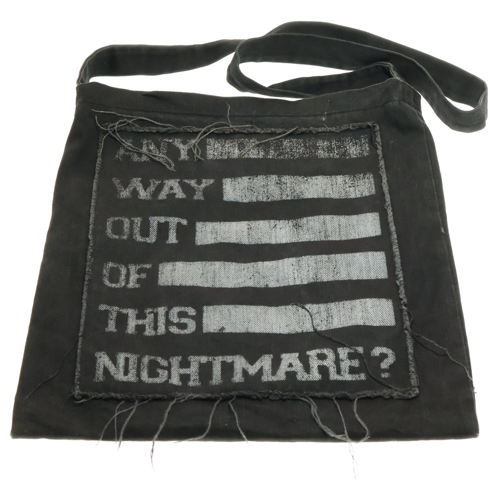 Nightmare Shoulder Bag ナイトメア デニム トートバッグ ブラック Bランク
