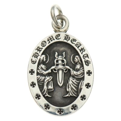 ANGEL MEDAL OVAL オーバルエンジェルメダル ペンダントトップ シルバー BCA207 Bランク