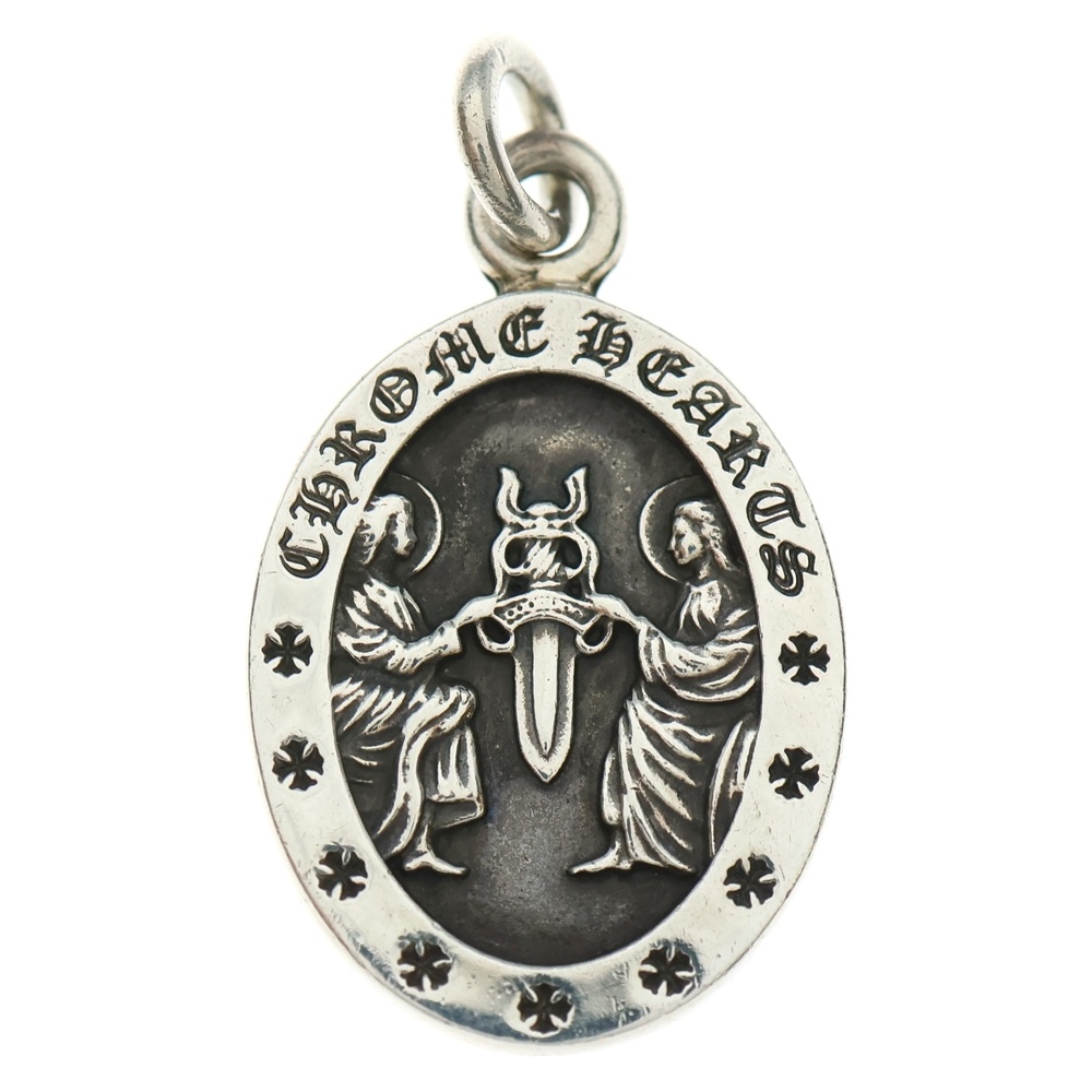 ANGEL MEDAL OVAL オーバルエンジェルメダル ペンダントトップ シルバー BCA207 Bランク