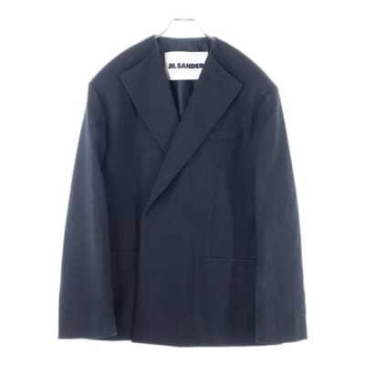 24SS オーバーサイズ 1Bシングルテーラードジャケット ブラック J21BN0166 Bランク