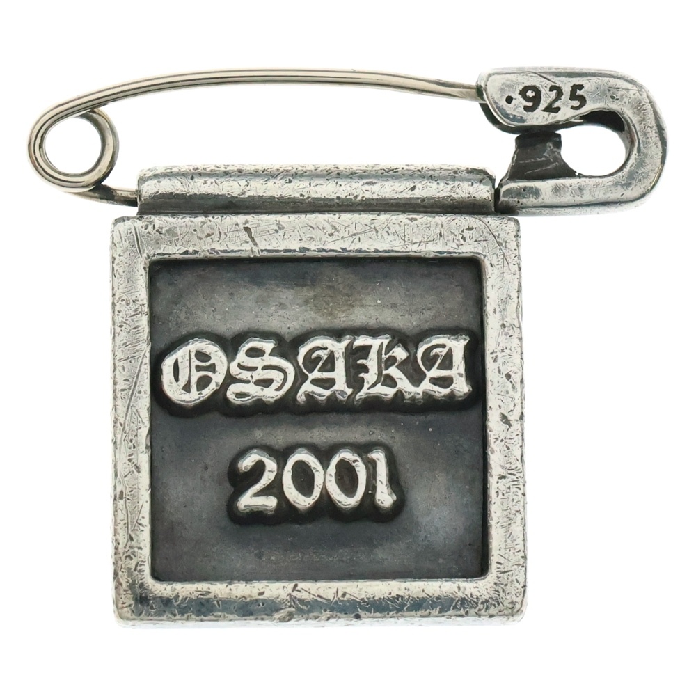 SAFETY PIN FRMD セーフティーピン 大阪限定フレーム ピンバッチ シルバー Bランク