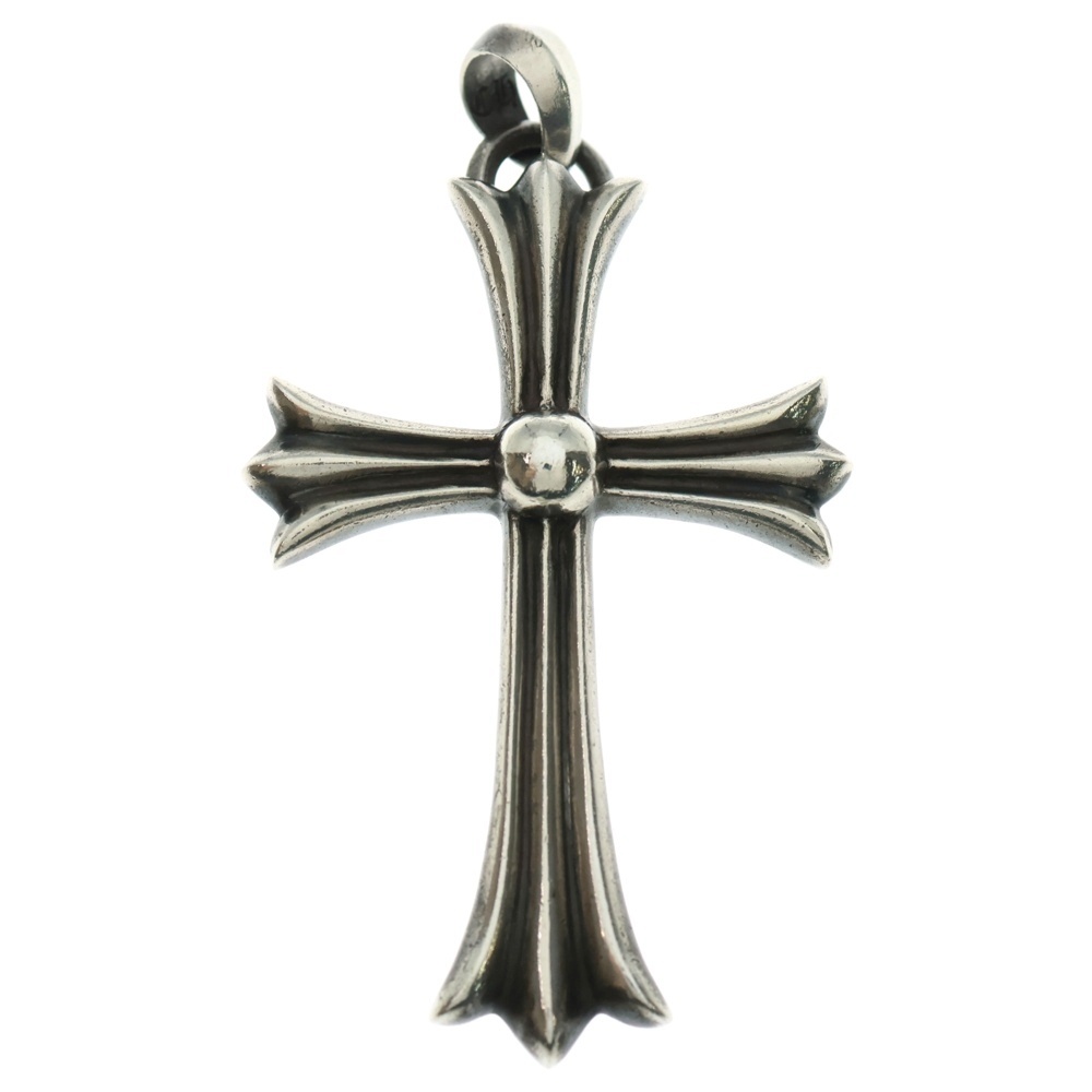 LG W BALE ラージCHクロス Wベイル ネックレストップ シルバー BCA393 Bランク