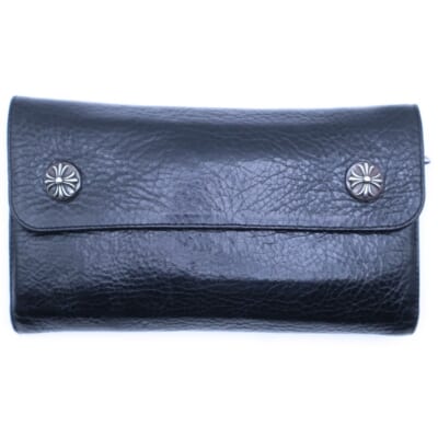 WAVE ウェーブ レザーウォレット 財布 ブラック BCA374 Bランク