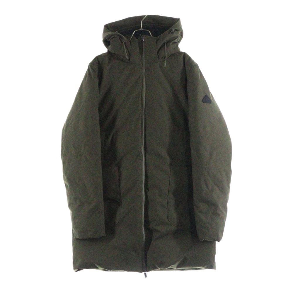 BOTT フード付きナイロンジャケット M ベージュ/グリーン BoTTベージュ