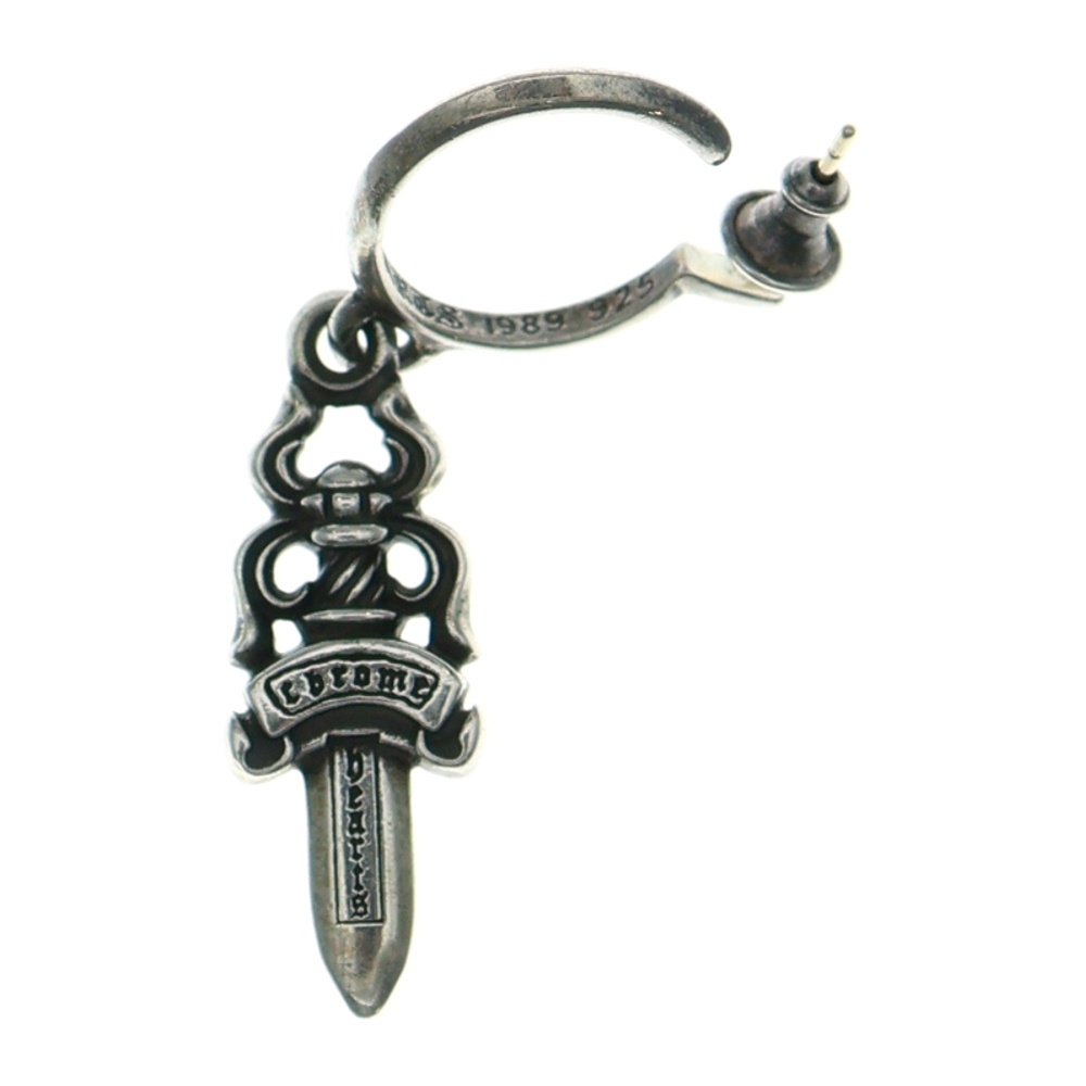 No5 DAGGER #5 ダガーフープ ピアス シルバー BCA106 Bランク