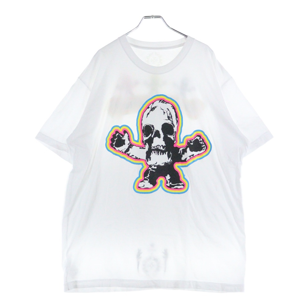 FOTI S/S TEE フォティ フロント レインボー ロゴ プリント 半袖Tシャツ ホワイト Bランク