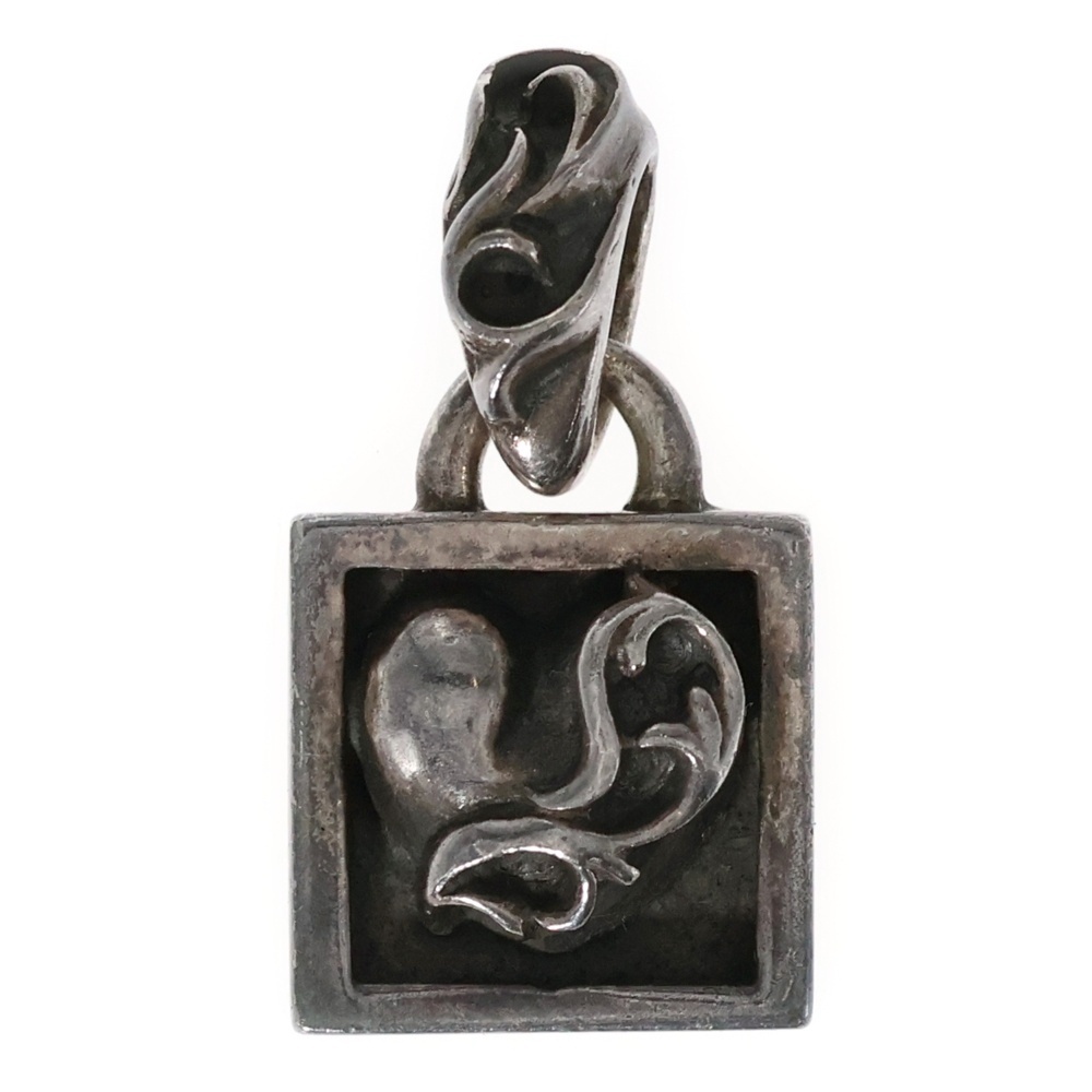 FRAMED HEART フレームドハート チャーム ペンダントトップ シルバー BCA273 Bランク