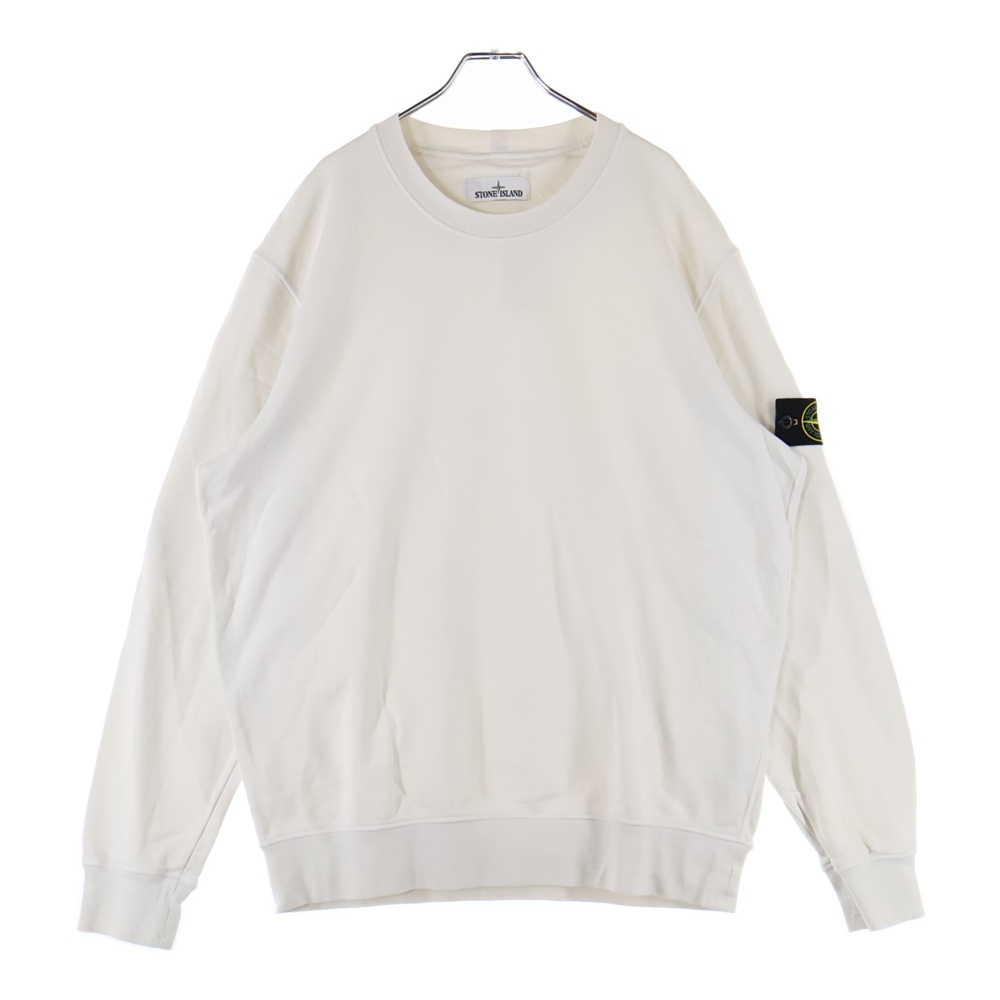 Sweatshirt ロゴワッペン クルーネックスウェットトレーナー ホワイト 721561051 Aランク