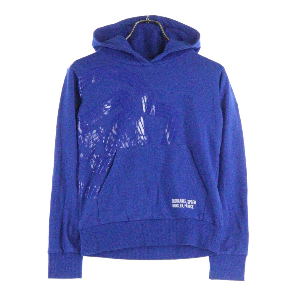 Royal Shiny Graphic Logo Hoodie ロゴワッペン プルオーバースウェットパーカー フーディー ブルー キッズ/レディース H19548G00008 809AG Aランク