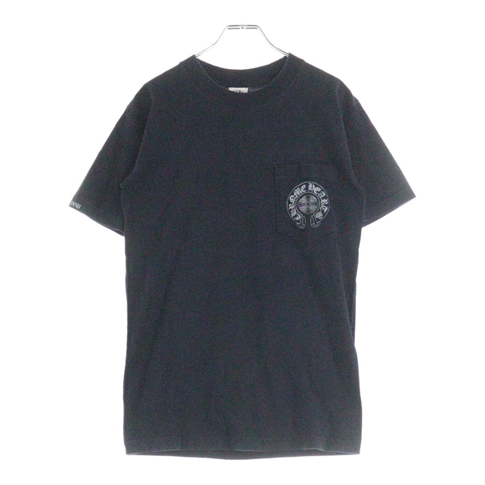 OLD CH T-SHIRT オールド セメタリープリント 半袖Tシャツ ブラック/シルバー Bランク