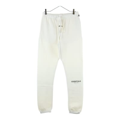 SWEATPANTS ロゴプリント スウェットパンツ ホワイト Sランク