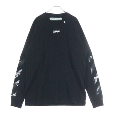 20SS Caravaggio Layered L/S T-Shirt カラヴァッジョ レイヤード長袖Tシャツ ロンT ブラック OMAB022S20185005 Aランク