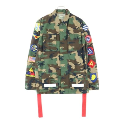 17AW Archive Field Jacket カモフラージュ 迷彩 フィールドジャケット カーキ OMEA007F17039007 Sランク