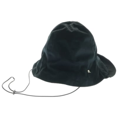 ナイロン バケットハット 帽子 ブラック 222601 Aランク