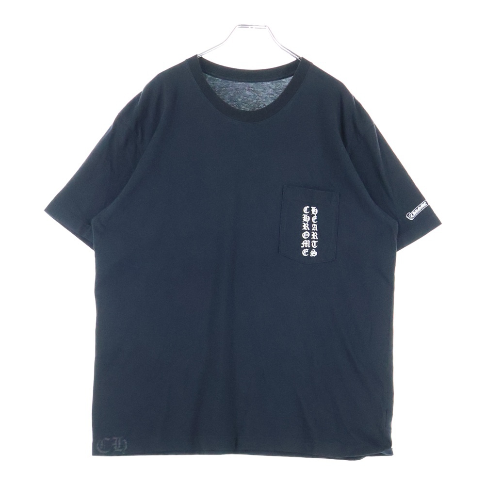 CH T-SHIRT LTD TOKYO 東京限定 バックスクロールプリント 半袖Tシャツ ブラック Bランク
