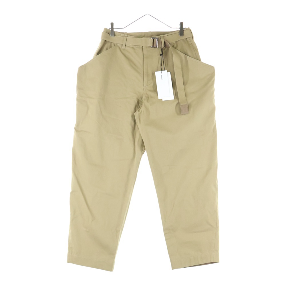 サカイ 25SS Cotton Chino Pants コットンチノパンツ ベージュ 25