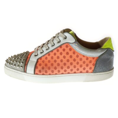 AC SEAVASTE SPIKES FLAT GLIT ラメ加工 スタッズ ローカットスニーカー マルチ Bランク