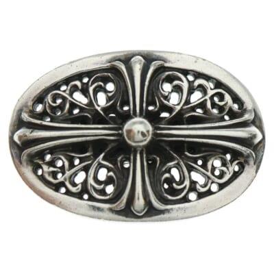 HAIRBAND TNY OVL クラシックオーバル ヘアゴム シルバー Bランク