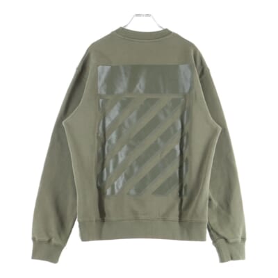 Crewneck Long-Sleeved Sweatshirt クルーネック ロング スリーブ スウェットトレーナー カーキ OMBA057S22FLE005 Bランク