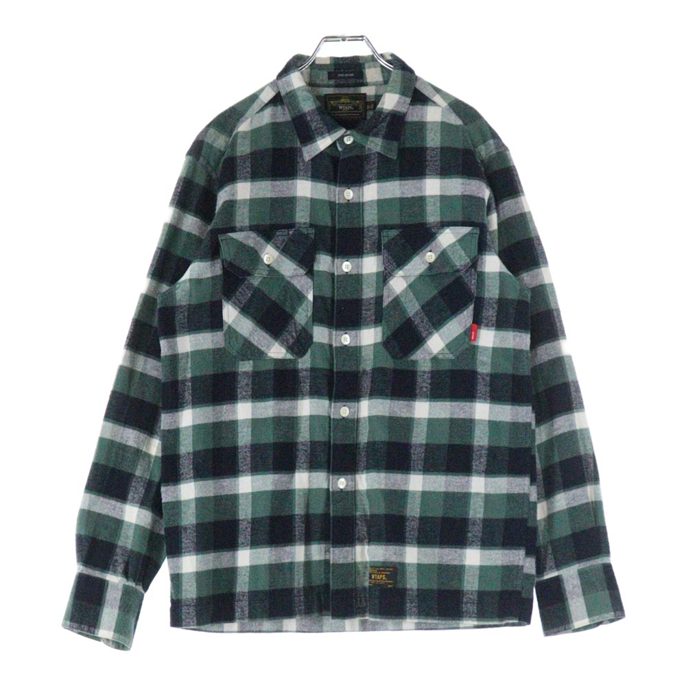 WTAPS 半袖シャツ M ネイビー/ホワイトチェック WTAPS ☆13AW UNION L