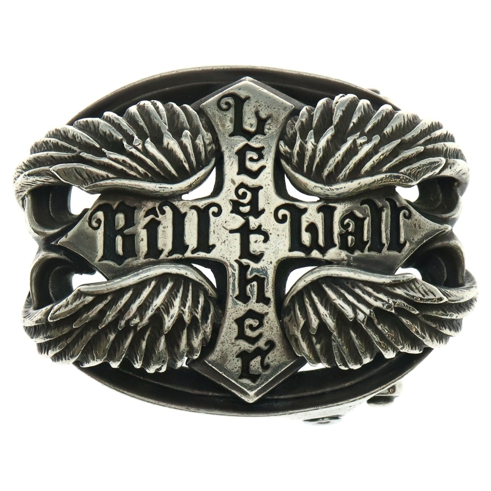 クロス ウィングモチーフ ベルト バックル シルバー Bランク