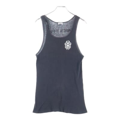 クロムハーツ オールドTバーロゴプリント ノースリーブ タンクトップ CHROME HEARTS クロムハーツ（原本無） オールド スクリプトロゴ