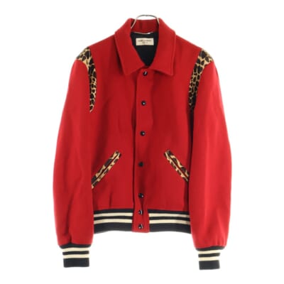 14AW Teddy Jacket ハラコ切替 テディジャケット ブルゾン レッド Aランク