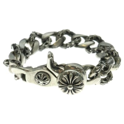 FNCY CHN LNK ファンシーリンククリップブレスレット 13リンク シルバー BCA145 Bランク