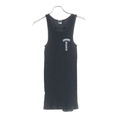 OLD Taipei FUCK YOU T-BAR TANK TOP オールドモデル 台湾限定 ファックユー Tバー バックホースシュープリント タンクトップ ノースリーブ ブラック Bランク