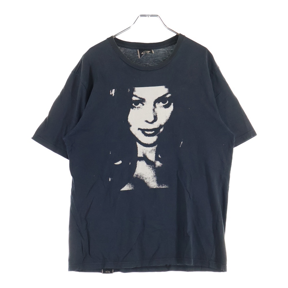 両面 プリント 半袖Tシャツカットソー ブラック Bランク