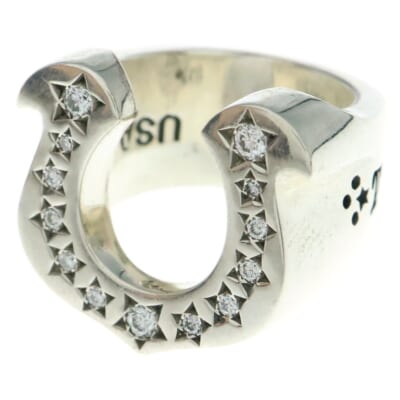 T-H.S RING SILVER ホースシュー ダイヤリング シルバー Bランク