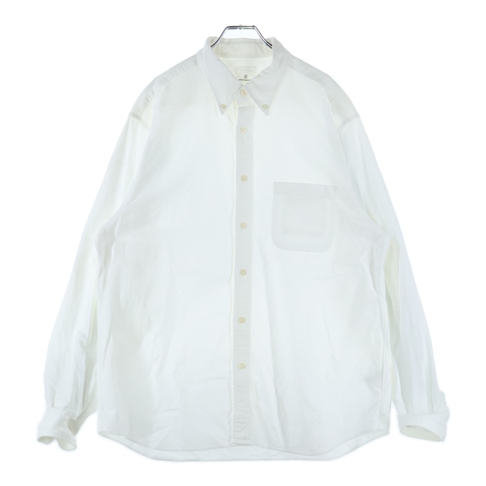 22AW SLEEVE LINE BIG B.D SHIRT ボタンダウンライン長袖シャツ UE-222034 ホワイト Bランク