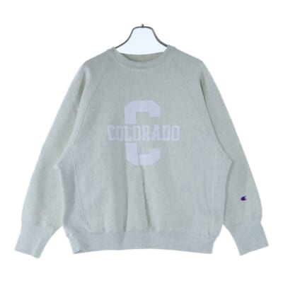 COLORADO 裏起毛 ドルマンスリーブ クルーネックスウェット トレーナー ホワイト レディース CWSY009 Bランク